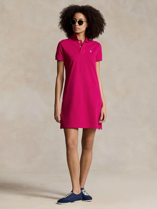 POLO RALPH LAUREN Đầm Nữ Cotton Mesh Polo Dress