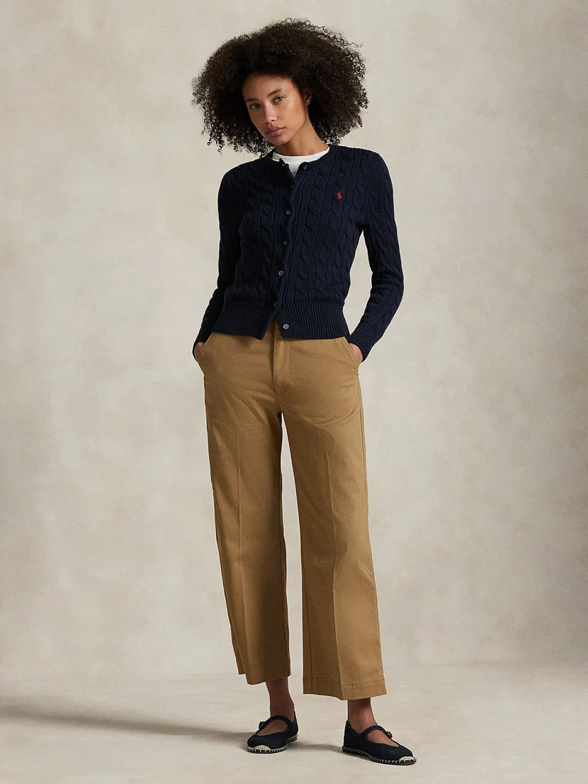 POLO RALPH LAUREN Quần Dài Nữ Chino Wide-Leg Pant