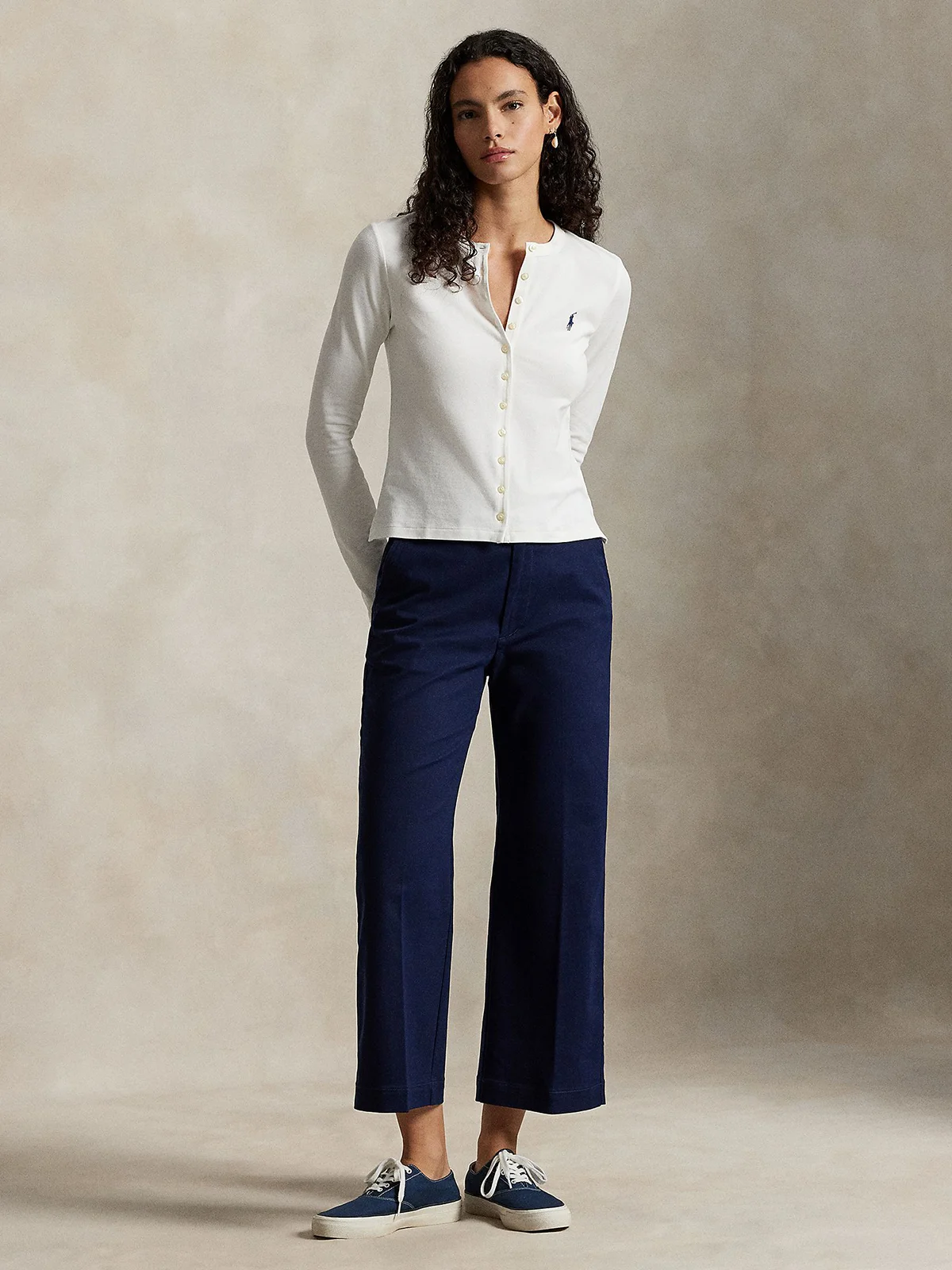 POLO RALPH LAUREN Quần Dài Nữ Chino Wide-Leg Pant
