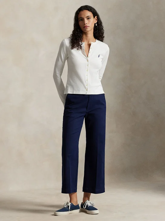 POLO RALPH LAUREN Quần Dài Nữ Chino Wide-Leg Pant
