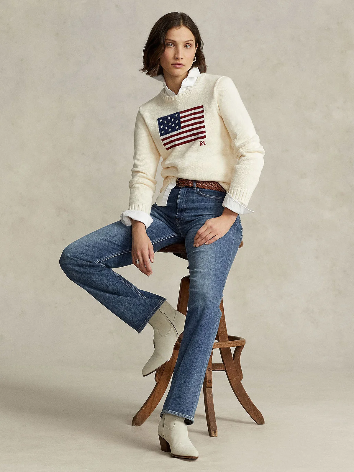 POLO RALPH LAUREN Quần Jeans Nữ High-Rise Straight Jean