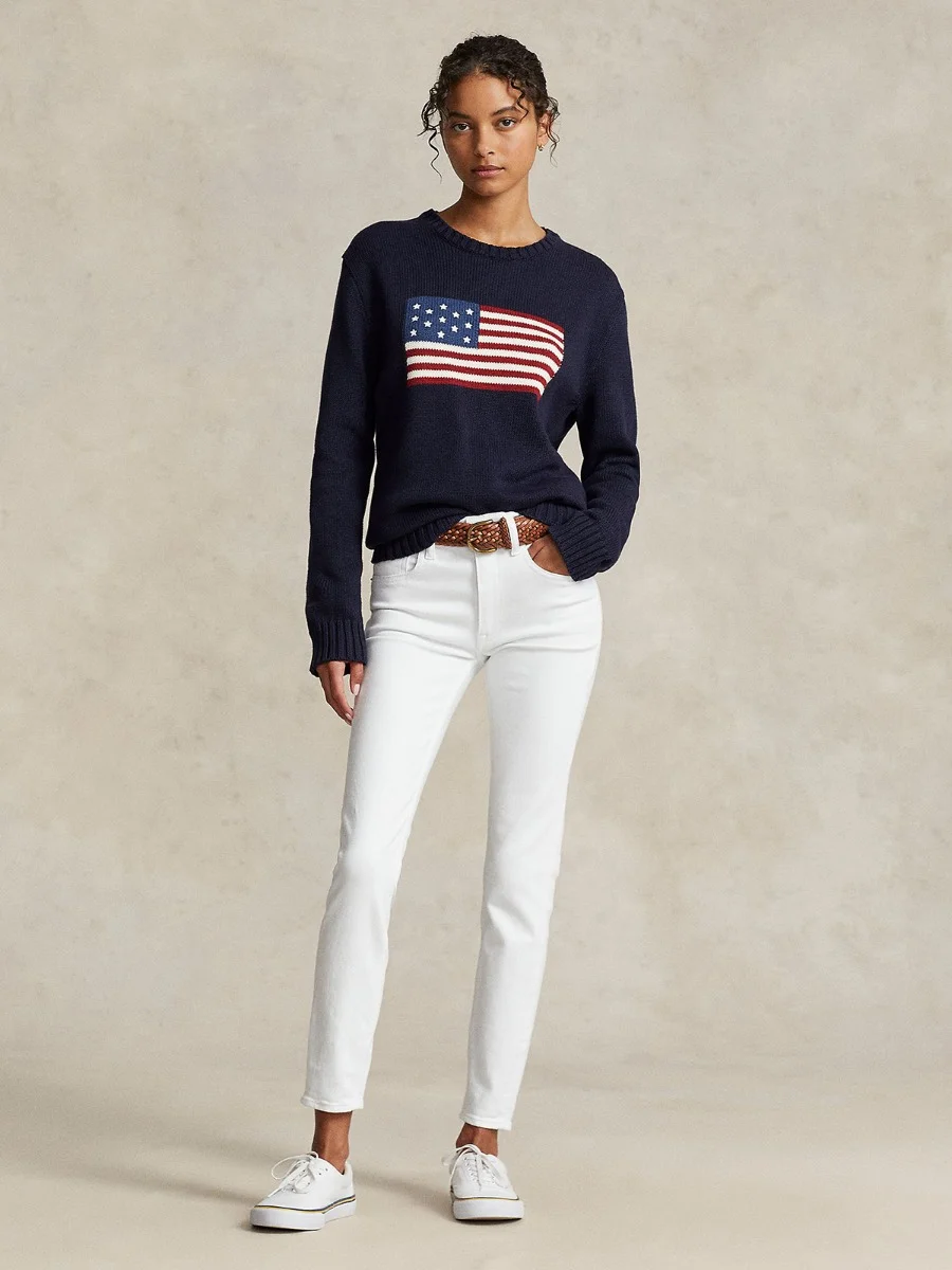 POLO RALPH LAUREN Quần Jeans Nữ Mid-Rise Skinny Jean