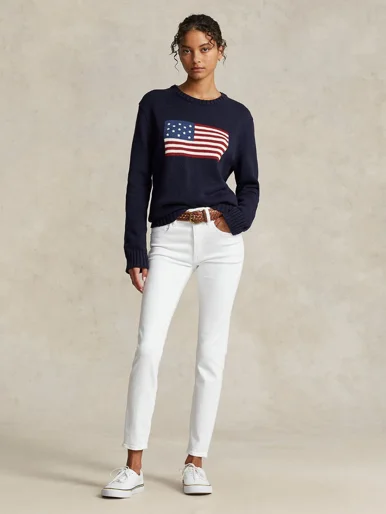 POLO RALPH LAUREN Quần Jeans Nữ Mid-Rise Skinny Jean