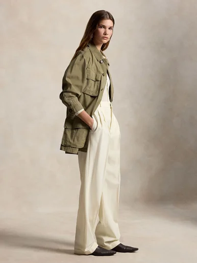 POLO RALPH LAUREN Quần Dài Nữ Wool-Blend Bacall Pant