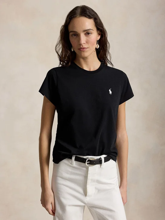 POLO RALPH LAUREN Áo Thun Nữ Tay Ngắn Classic Fit Cotton Jersey Crewneck Tee
