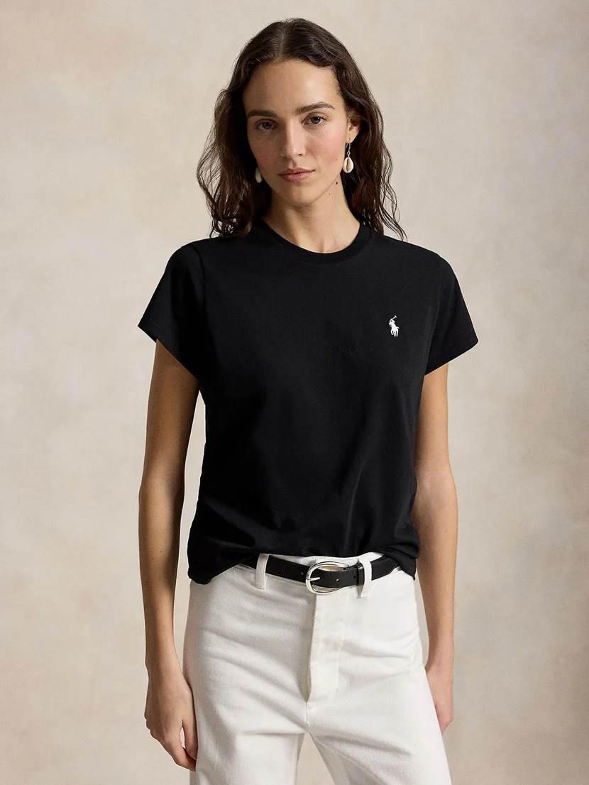 POLO RALPH LAUREN Áo Thun Nữ Tay Ngắn Classic Fit Cotton Jersey Crewneck Tee