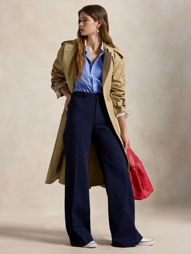 POLO RALPH LAUREN Quần Dài Nữ Stretch-Cotton Beaton Pant