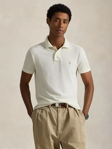 POLO RALPH LAUREN Áo Polo Nam Tay Ngắn Slim Fit Mesh Polo Shirt