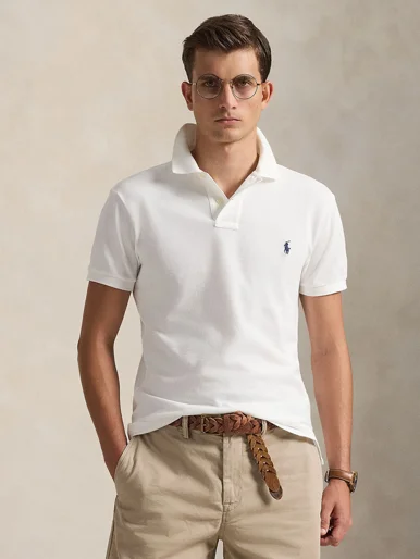 POLO RALPH LAUREN Áo Polo Nam Tay Ngắn Slim Fit Mesh Polo Shirt