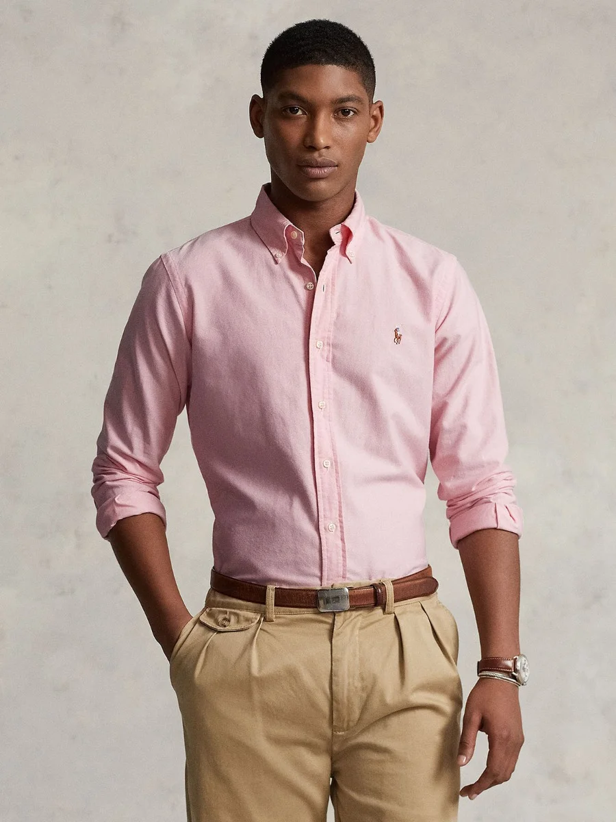 POLO RALPH LAUREN Áo Sơ Mi Nam Tay Dài Slim Fit Oxford Shirt