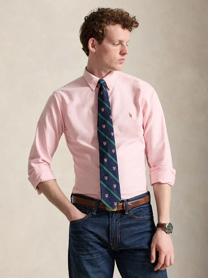 POLO RALPH LAUREN Áo Sơ Mi Nam Tay Dài Slim Fit Oxford Shirt