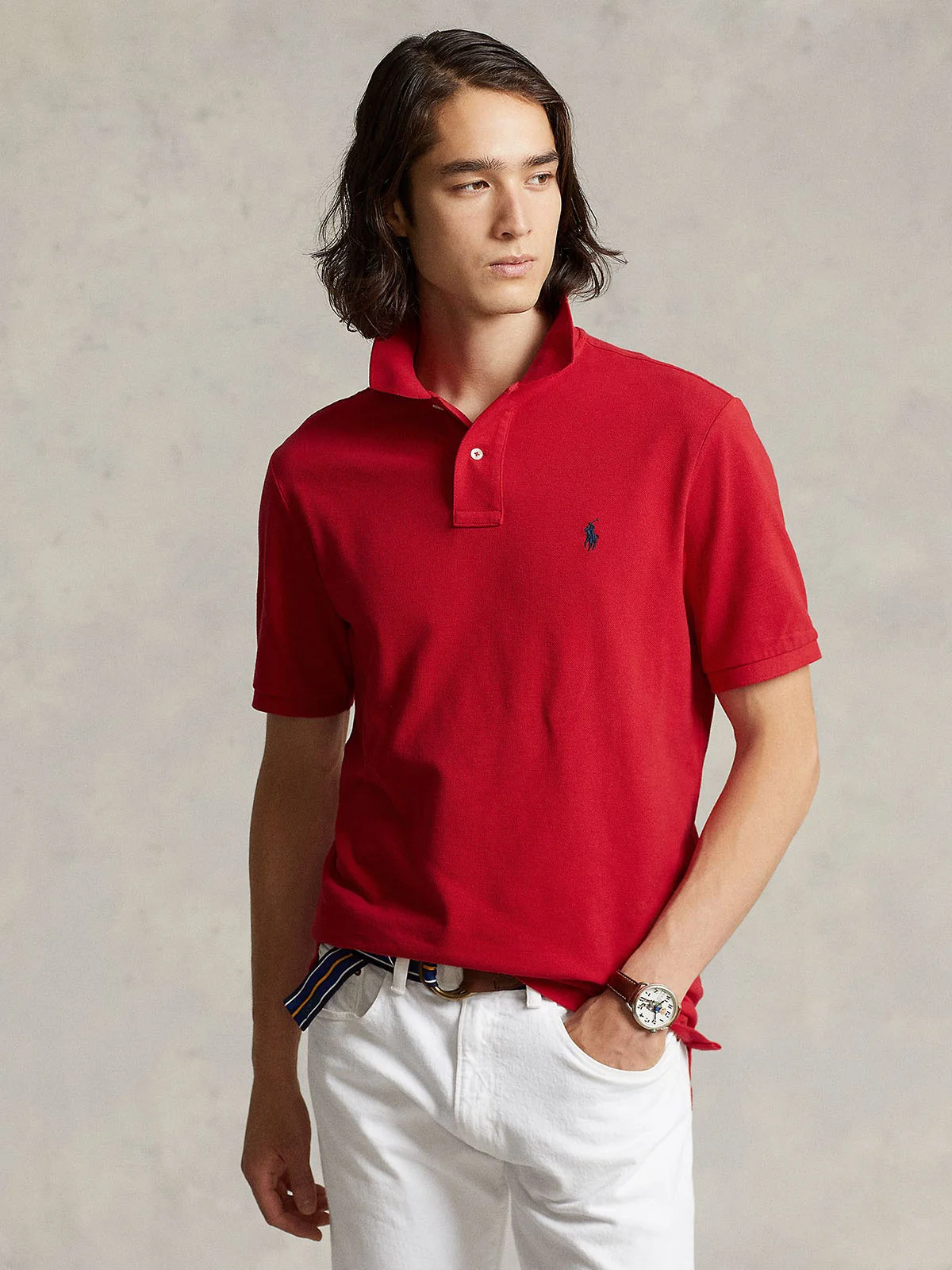 POLO RALPH LAUREN Áo Polo Nam Tay Ngắn The Iconic Mesh Polo Shirt