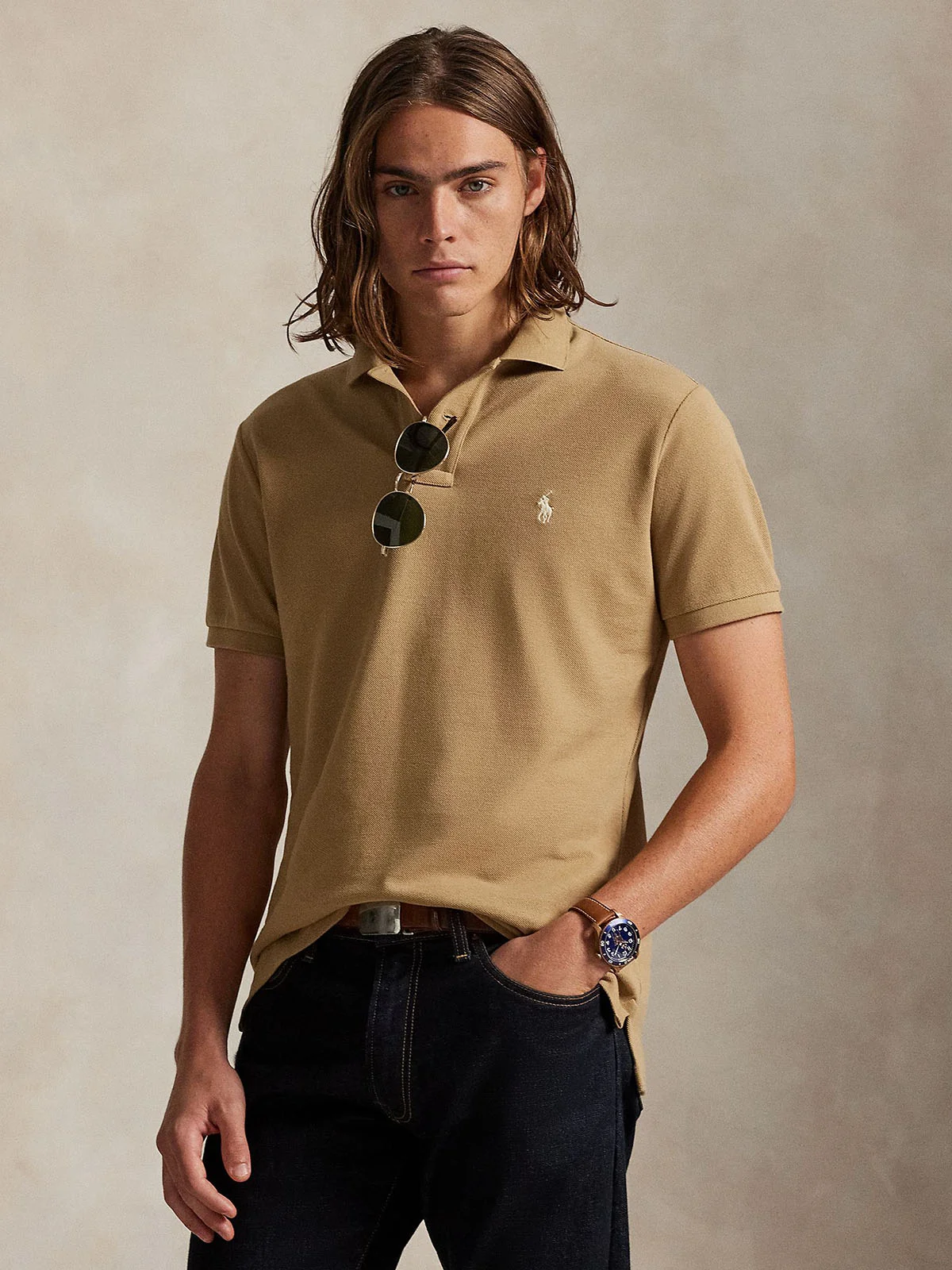 POLO RALPH LAUREN Áo Polo Nam Tay Ngắn The Iconic Mesh Polo Shirt