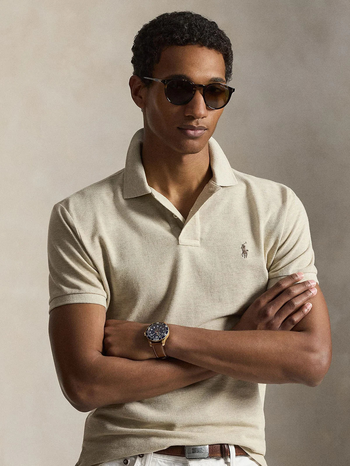 POLO RALPH LAUREN Áo Polo Nam Tay Ngắn The Iconic Mesh Polo Shirt