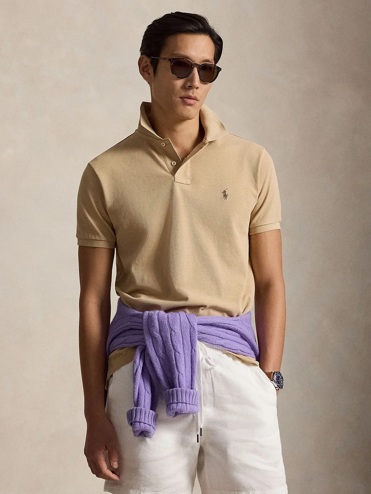 POLO RALPH LAUREN Áo Polo Nam Tay Ngắn The Iconic Mesh Polo Shirt