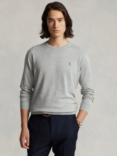 POLO RALPH LAUREN Áo Pullover Nam Tay Dài Slim Fit Cotton Sweater