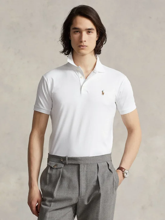 POLO RALPH LAUREN Áo Polo Nam Tay Ngắn Slim Fit Soft-Touch Polo Shirt