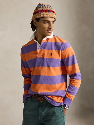 POLO RALPH LAUREN Áo Polo Nam Tay Dài The Iconic Rugby Shirt