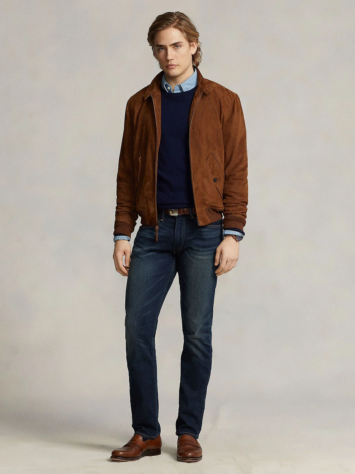 POLO RALPH LAUREN Quần Jeans Nam Varick Slim Straight Jean
