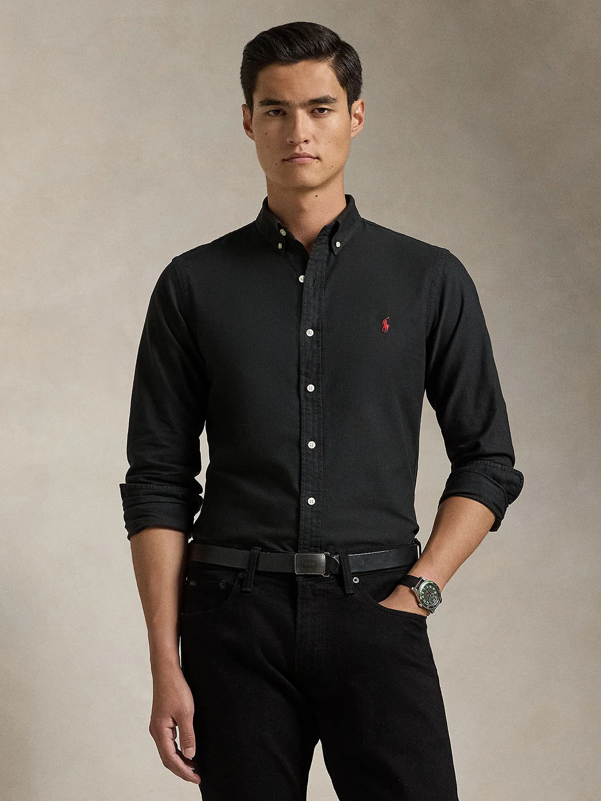 POLO RALPH LAUREN Áo Sơ Mi Nam Tay Dài Slim Fit Oxford Shirt