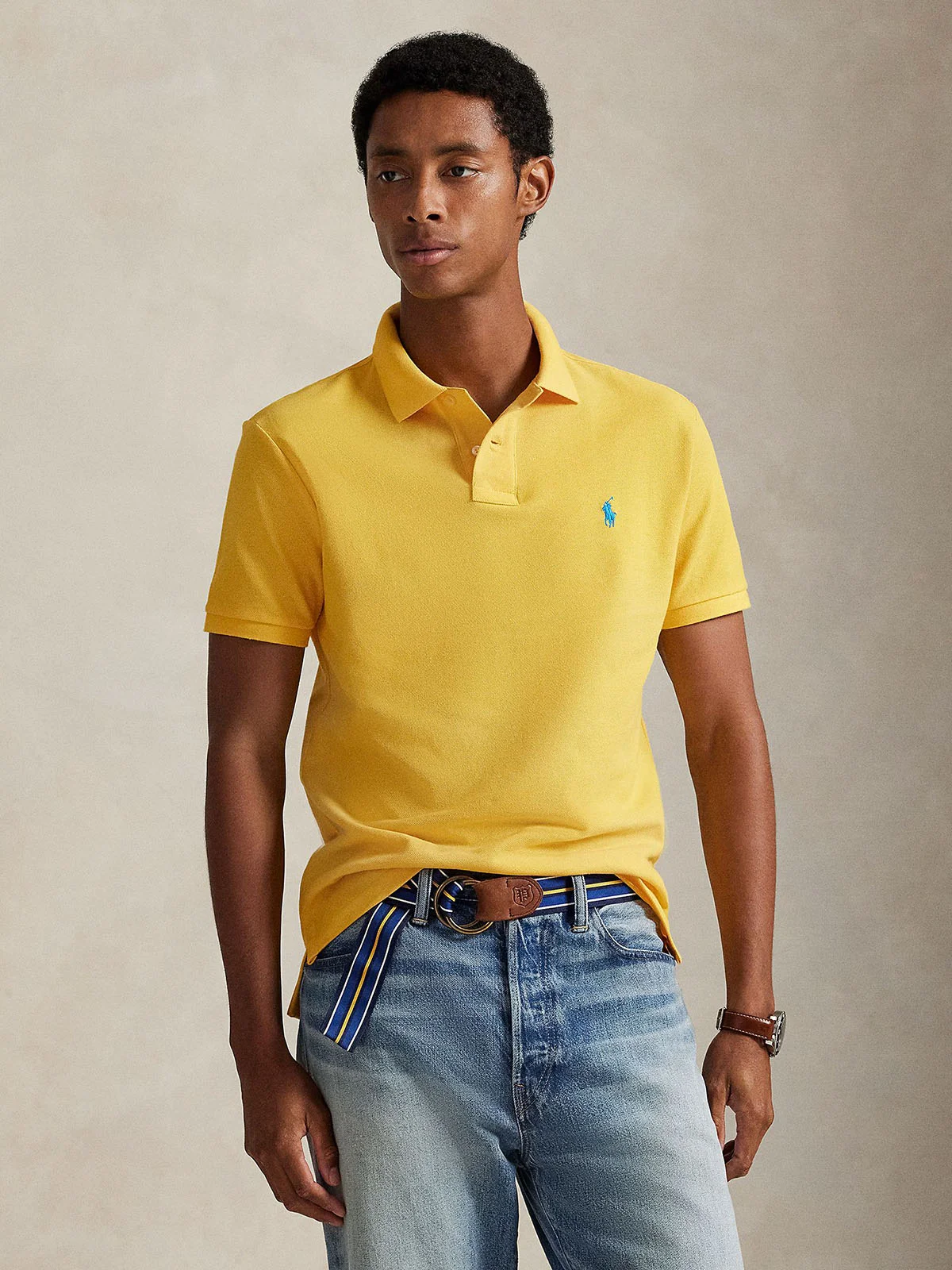 POLO RALPH LAUREN Áo Polo Nam Tay Ngắn The Iconic Mesh Polo Shirt