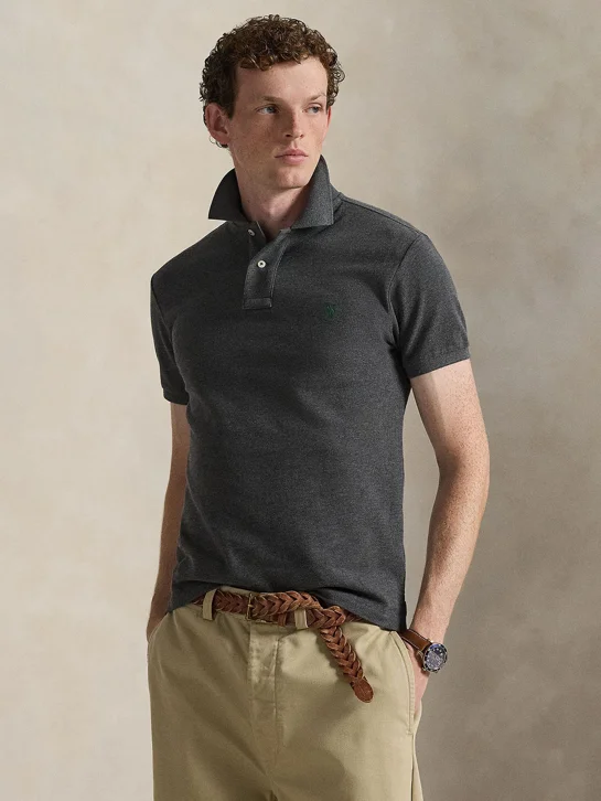 POLO RALPH LAUREN Áo Polo Nam Tay Ngắn Slim Fit Mesh Polo Shirt