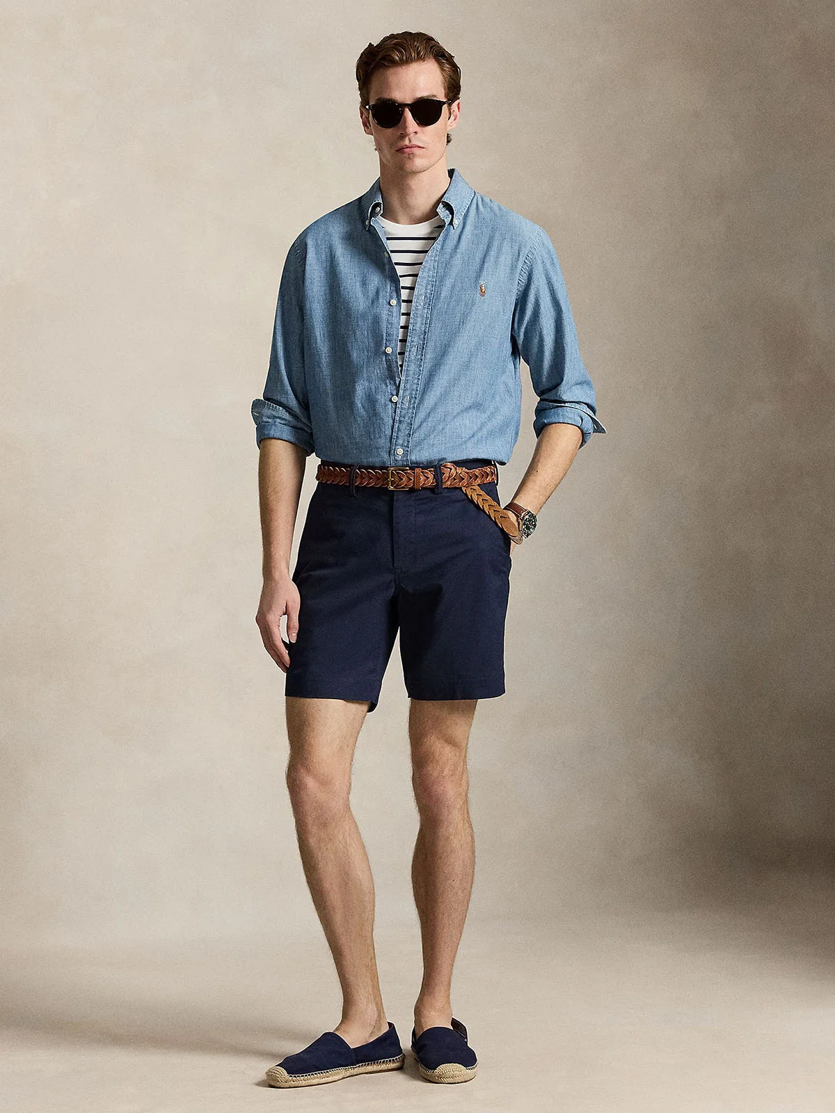 POLO RALPH LAUREN Quần Ngắn Nam 8-Inch Stretch Straight Fit Chino Short