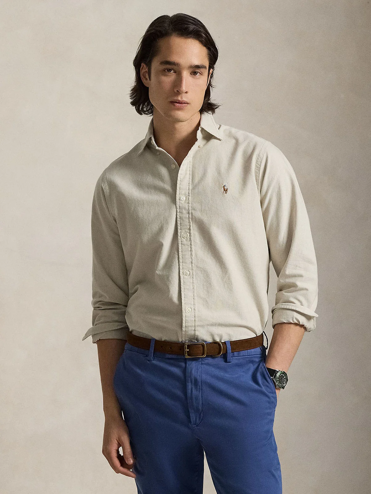 POLO RALPH LAUREN Áo Sơ Mi Nam Tay Dài The Iconic Oxford Shirt
