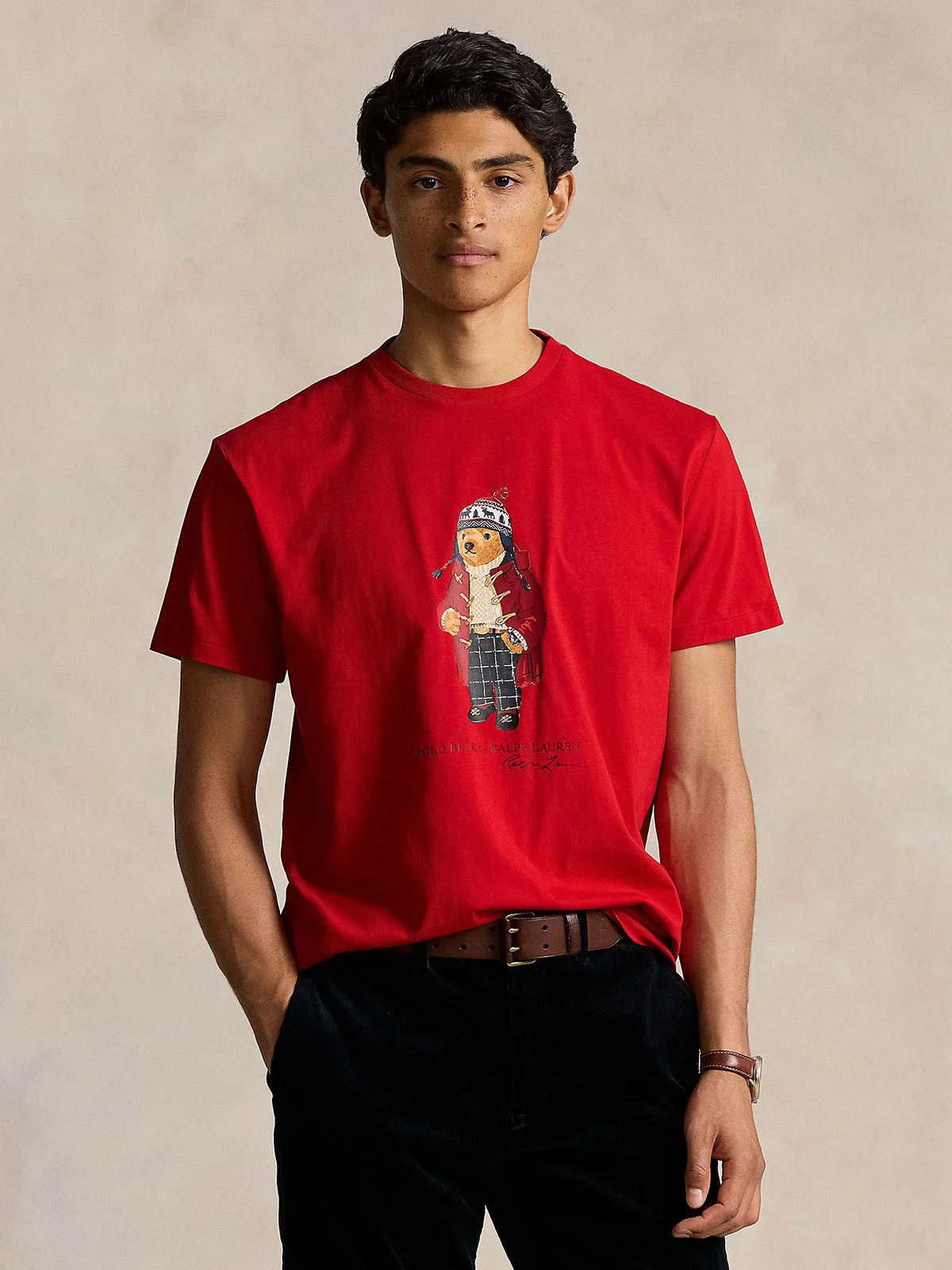 POLO RALPH LAUREN Áo Thun Nam Tay Ngắn Classic Fit Polo Bear Jersey T-Shirt