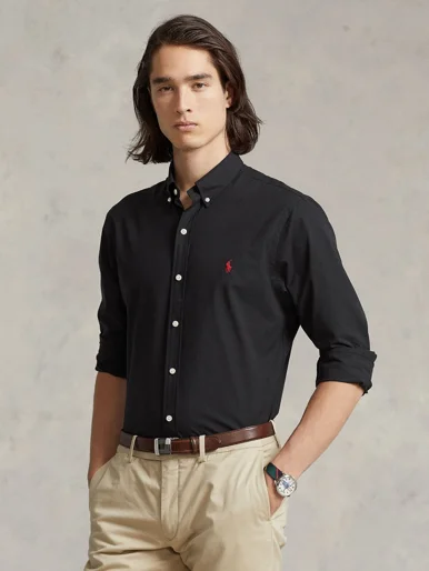 POLO RALPH LAUREN Áo Sơ Mi Nam Tay Dài Custom Fit Stretch Poplin Shirt