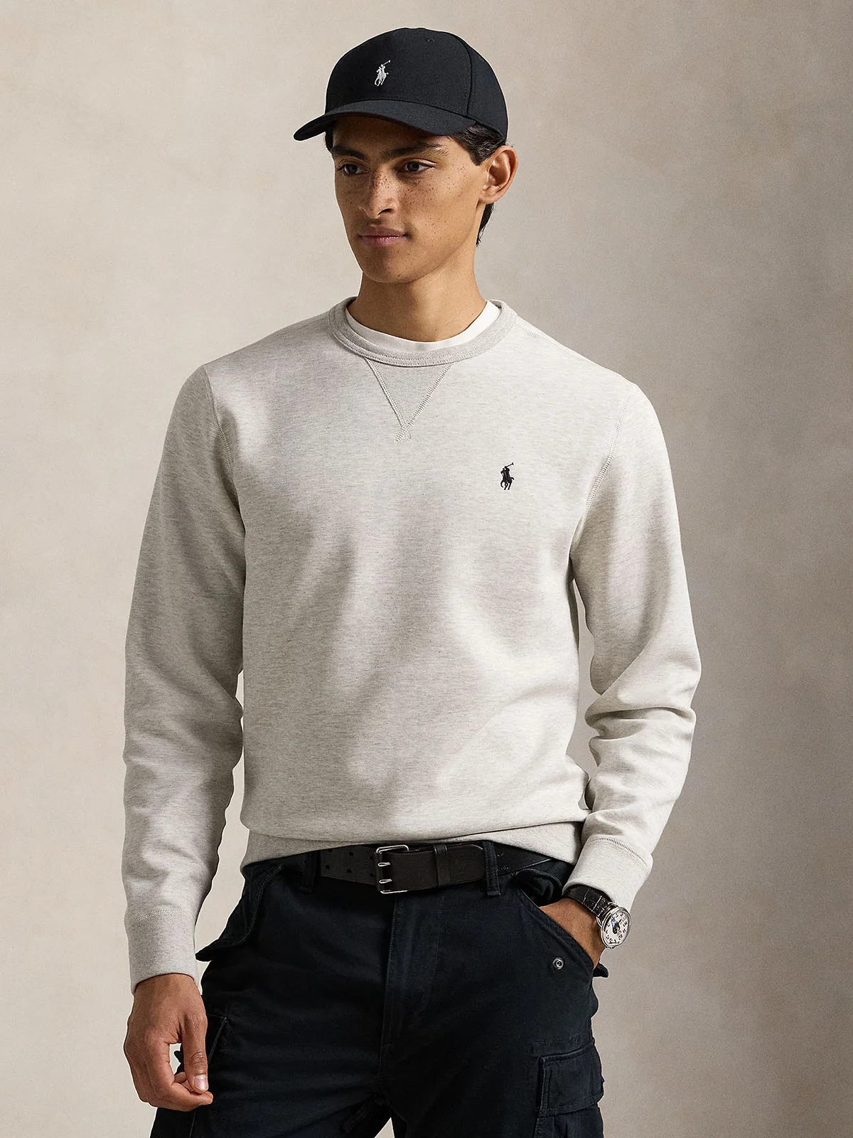 POLO RALPH LAUREN Áo Pullover Nam Tay Dài Double-Knit Sweatshirt