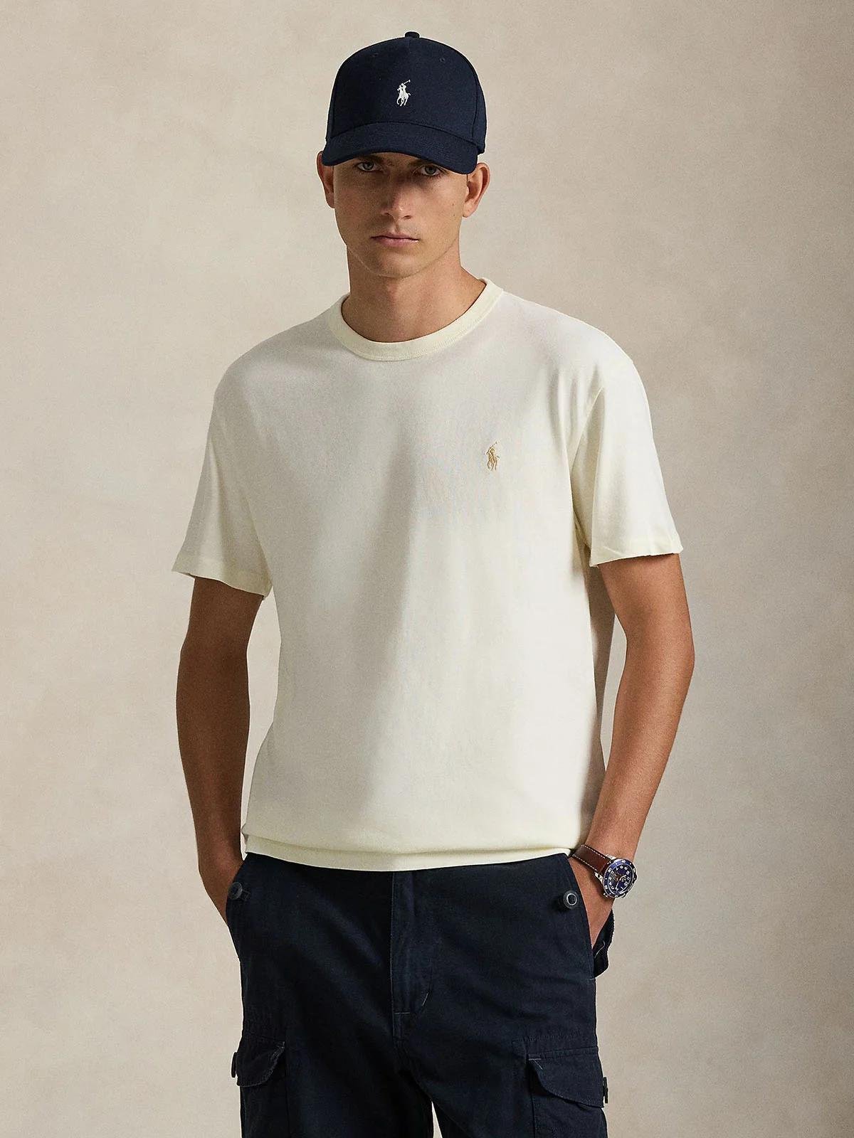 POLO RALPH LAUREN Áo Thun Nam Tay Ngắn Classic Fit Jersey Crewneck T-Shirt