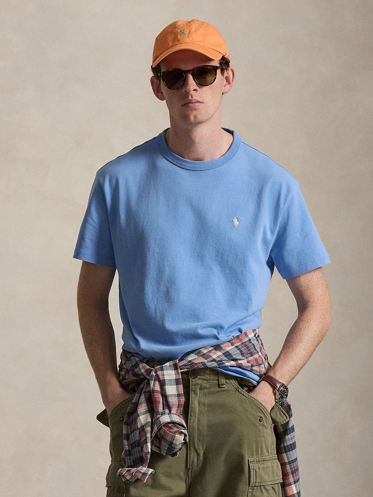 POLO RALPH LAUREN Áo Thun Nam Tay Ngắn Classic Fit Jersey Crewneck T-Shirt