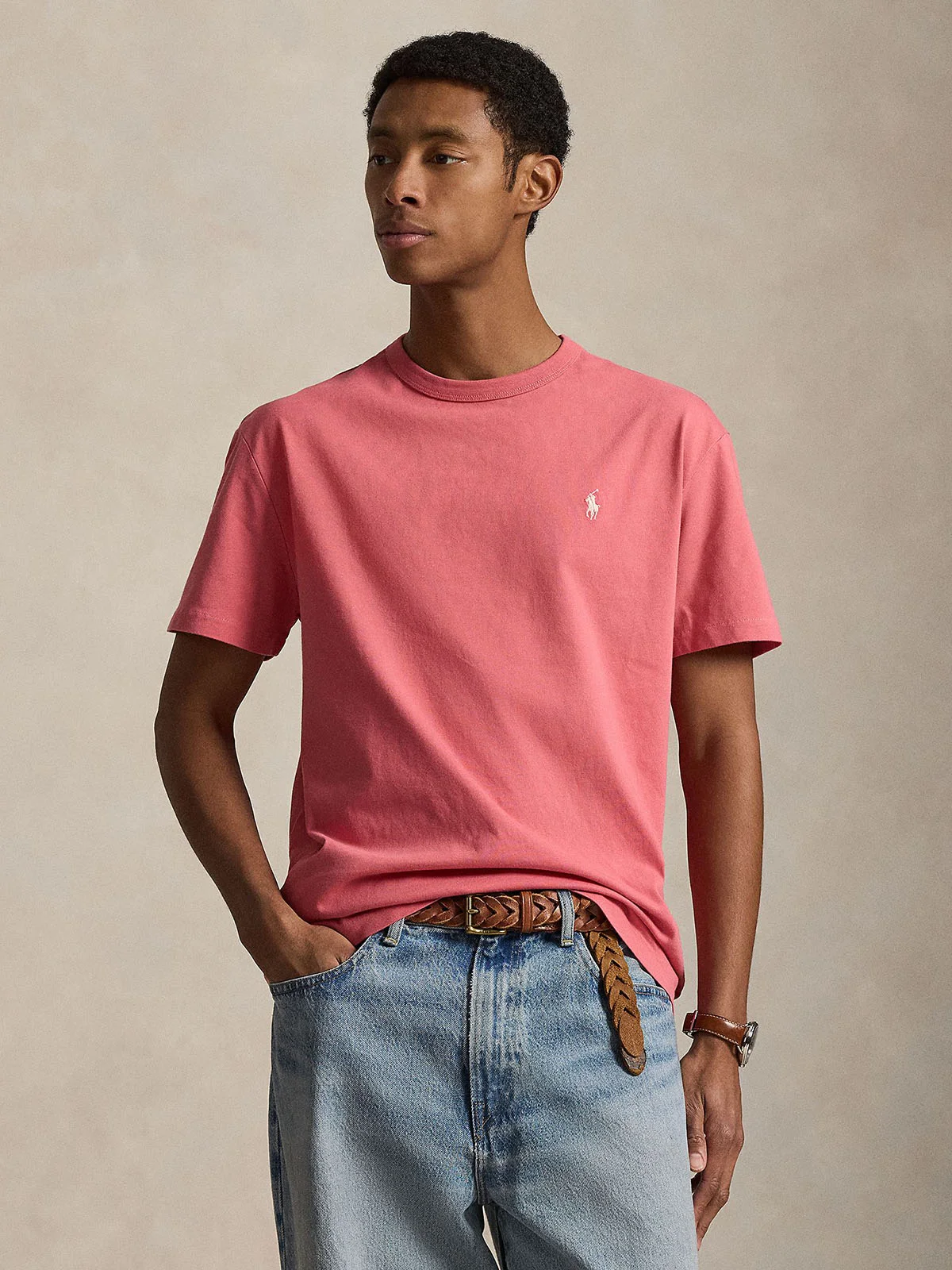POLO RALPH LAUREN Áo Thun Nam Tay Ngắn Classic Fit Jersey Crewneck T-Shirt