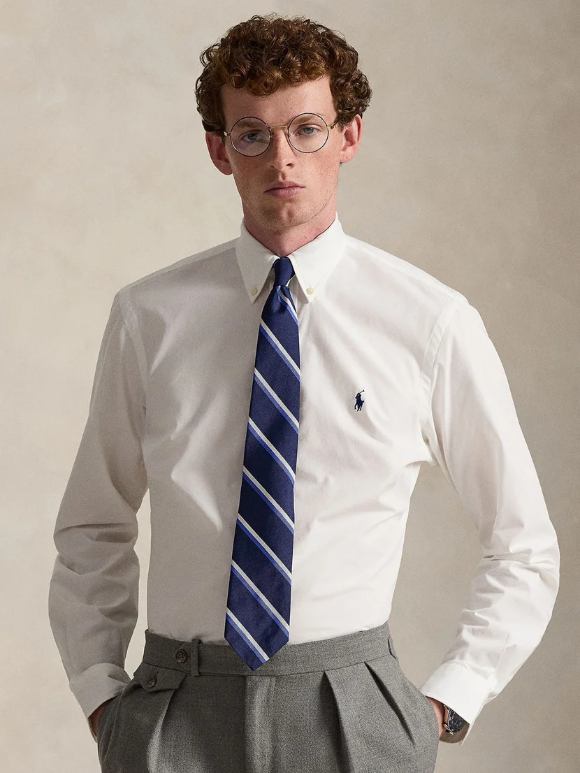 POLO RALPH LAUREN Áo Sơ Mi Nam Tay Dài Custom Fit Stretch Poplin Shirt