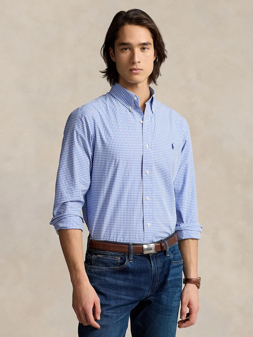 POLO RALPH LAUREN Áo Sơ Mi Nam Tay Dài Custom Fit Stretch Poplin Shirt