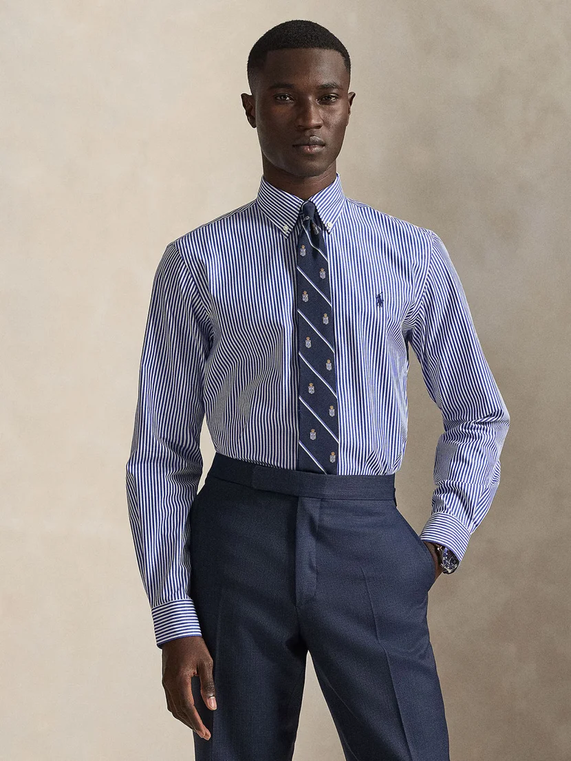 POLO RALPH LAUREN Áo Sơ Mi Nam Tay Dài Custom Fit Stretch Poplin Shirt