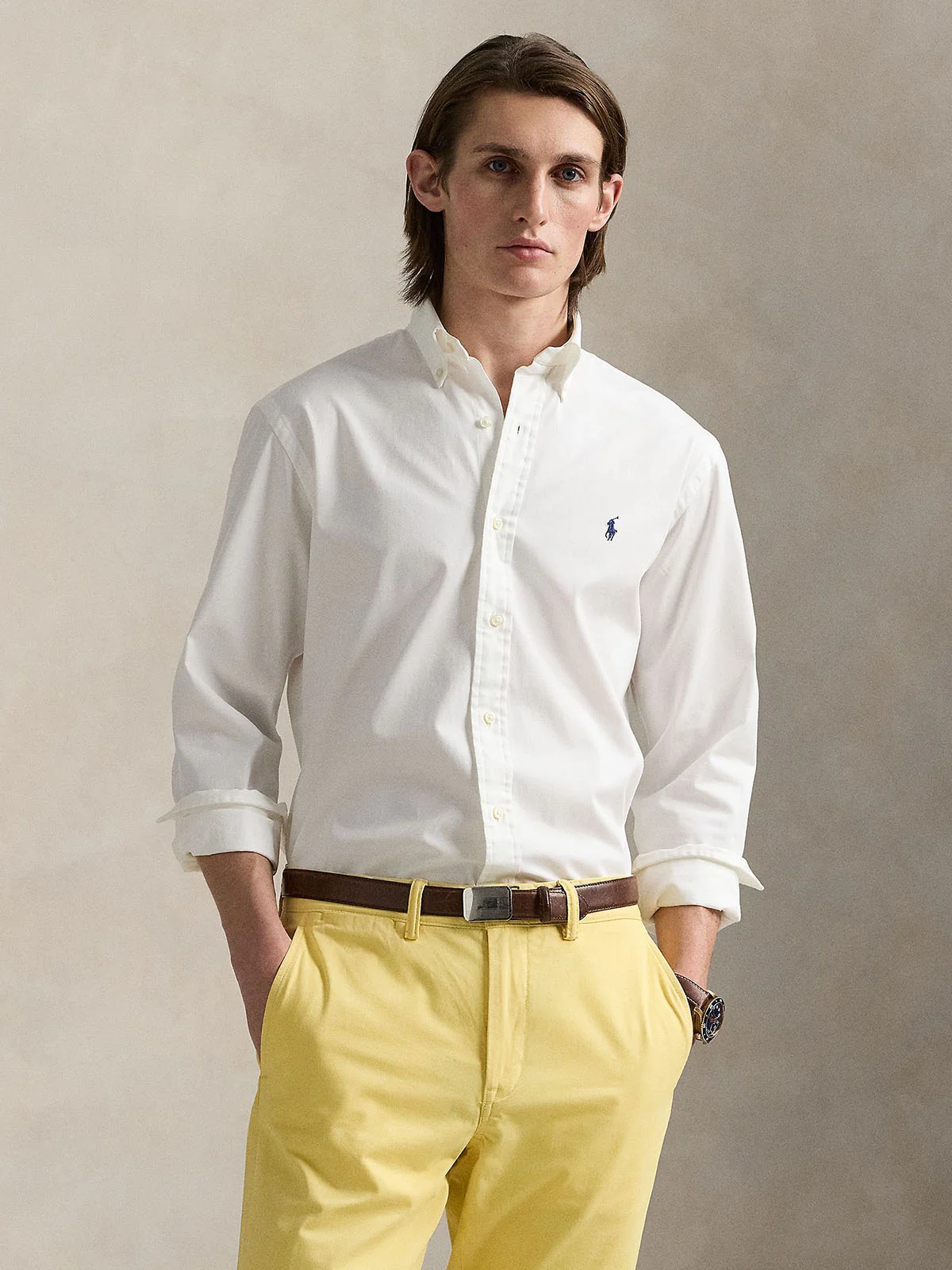 POLO RALPH LAUREN Áo Sơ Mi Nam Tay Dài Custom Fit Twill Shirt