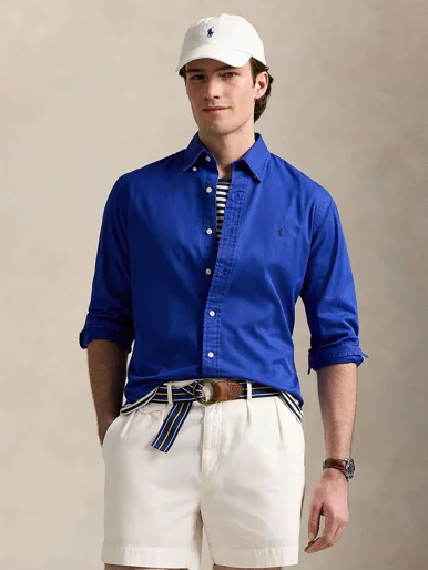 POLO RALPH LAUREN Áo Sơ Mi Nam Tay Dài Custom Fit Twill Shirt