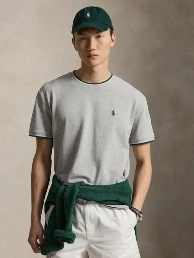 POLO RALPH LAUREN Áo Thun Nam Tay Ngắn Classic Fit Stretch Mesh T-Shirt