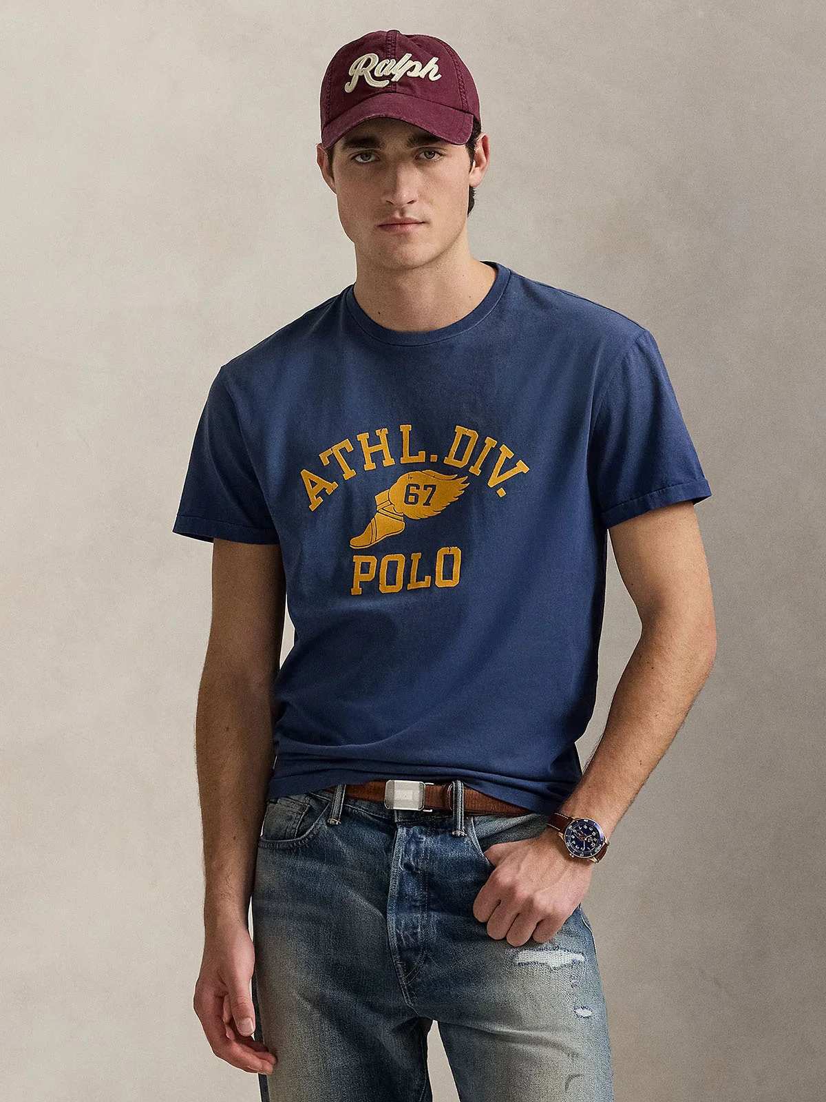 POLO RALPH LAUREN Áo Thun Nam Tay Ngắn Classic Fit Logo Jersey T-Shirt