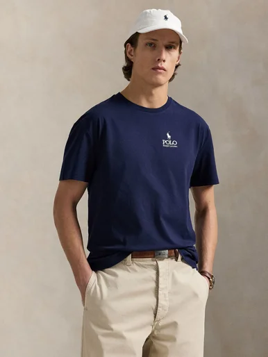 POLO RALPH LAUREN Áo Thun Nam Tay Ngắn Classic Fit Logo Jersey T-Shirt