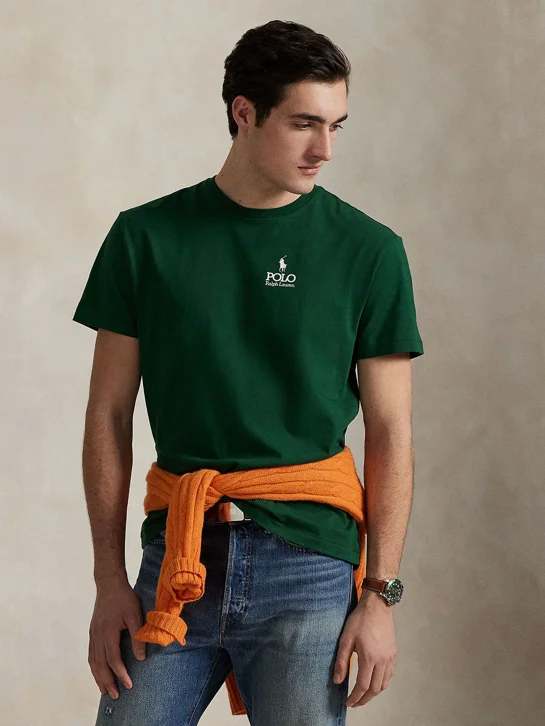 POLO RALPH LAUREN Áo Thun Nam Tay Ngắn Classic Fit Logo Jersey T-Shirt