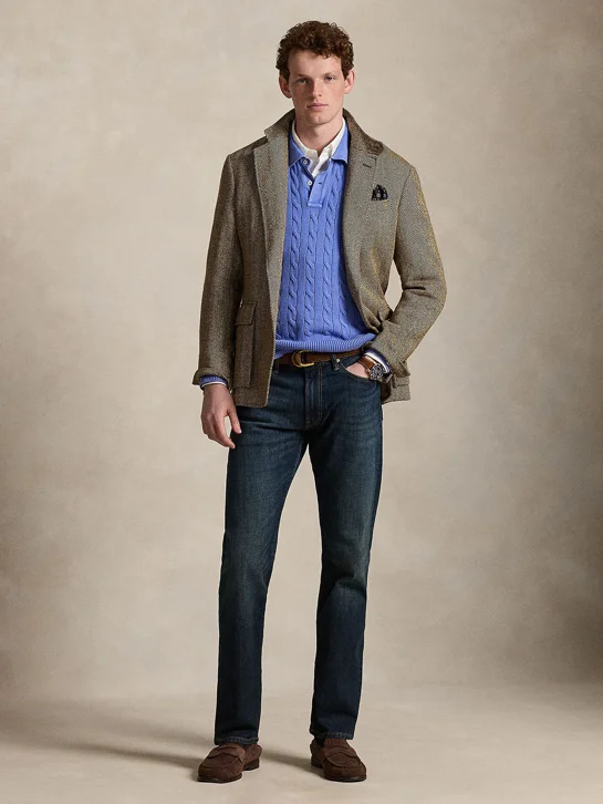 POLO RALPH LAUREN Quần Jeans Nam Hampton Straight Stretch Jean