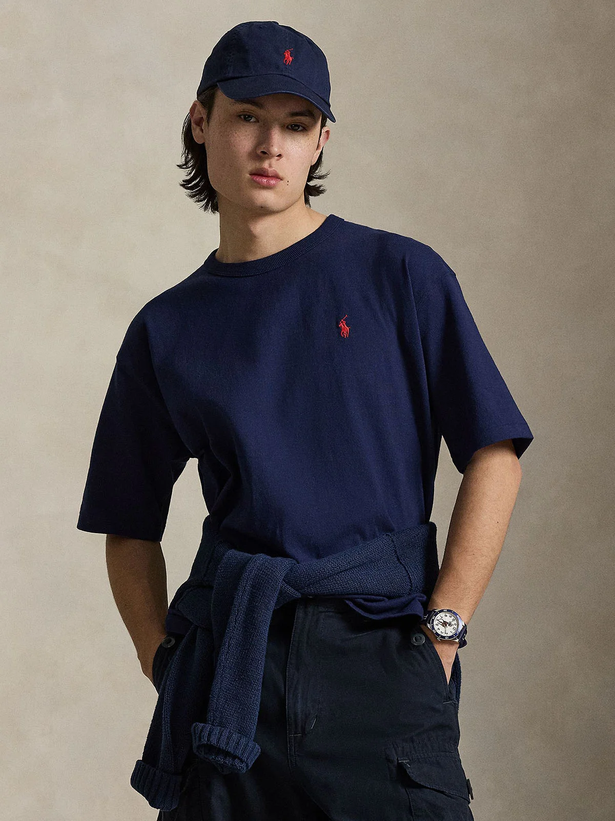 POLO RALPH LAUREN Áo Thun Nam Tay Ngắn Relaxed Fit Jersey Crewneck T-Shirt