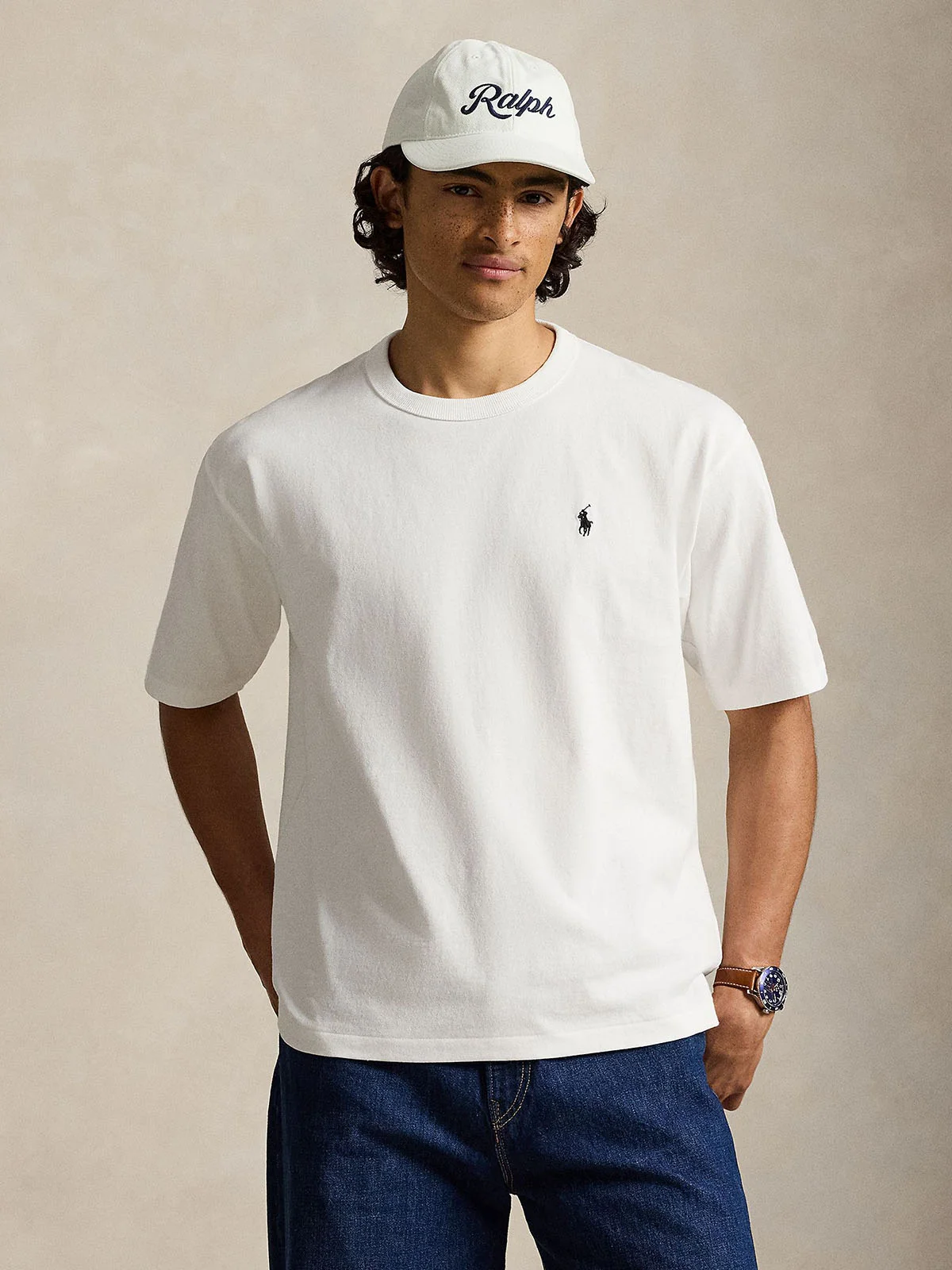 POLO RALPH LAUREN Áo Thun Nam Tay Ngắn Relaxed Fit Jersey Crewneck T-Shirt