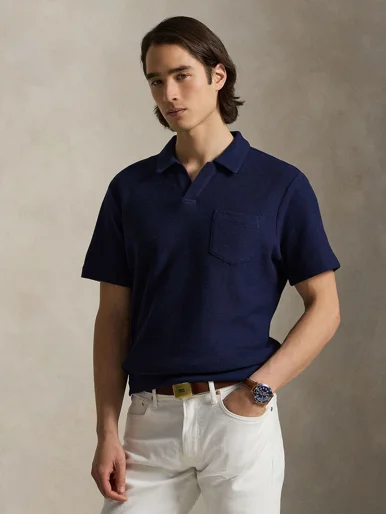 POLO RALPH LAUREN Áo Polo Nam Tay Ngắn Standard Fit Honeycomb-Mesh Polo Shirt