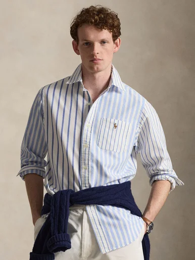 POLO RALPH LAUREN Áo Sơ Mi Nam Tay Dài Classic Fit Oxford Fun Shirt