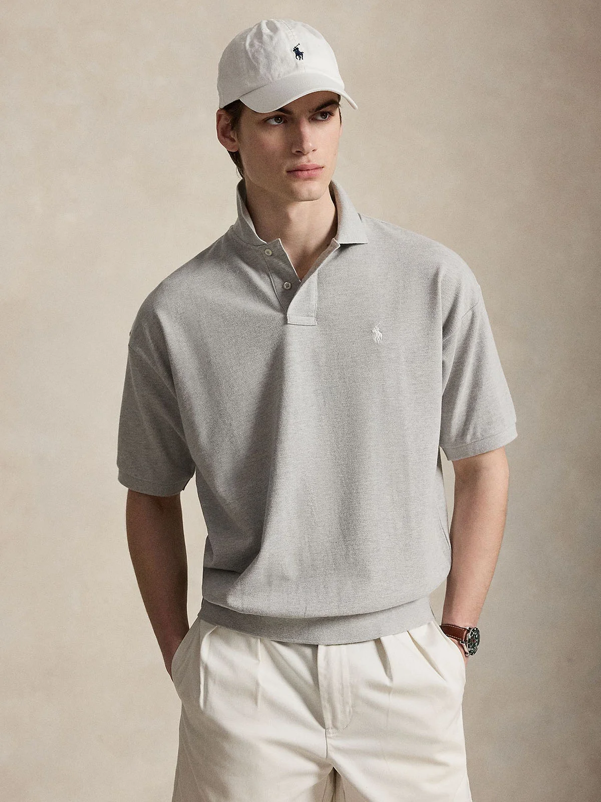 POLO RALPH LAUREN Áo Pullover Nam Tay Ngắn Relaxed Fit Mesh Polo Shirt