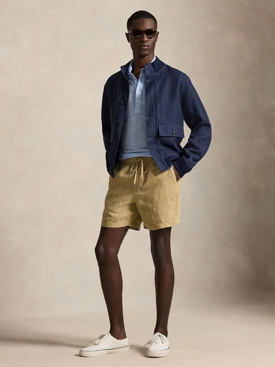 POLO RALPH LAUREN Quần Ngắn Nam 6-Inch Lateef Classic Fit Linen Short